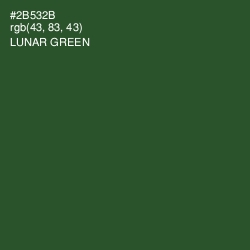 #2B532B - Lunar Green Color Image